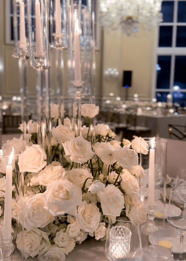 luxury wedding decor at trump national resort